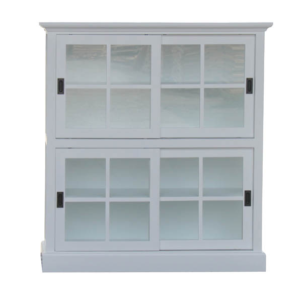 White Double-Door Cabinet